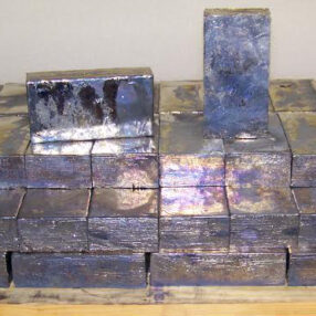 32lb oversize, rough casted blocks (2 1/8"x4 1/8"x8 1/8")